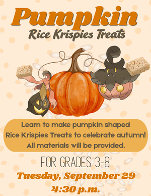 Pumpkin Rice Krispie